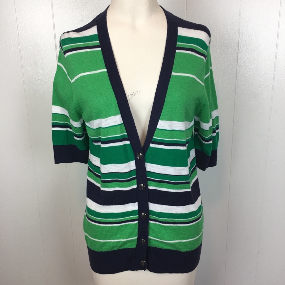 Banana Republic Striped Button Up Cardigan Sz. L